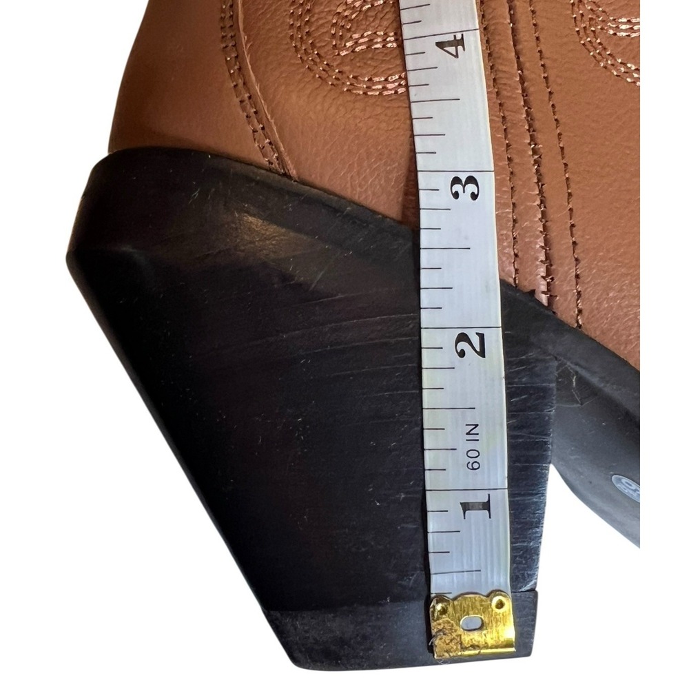 Dingo Pretty N Prissy Camel leather‎ Women's Western Cowboy Boots Size 6.5 NEW - Picture 11 of 16